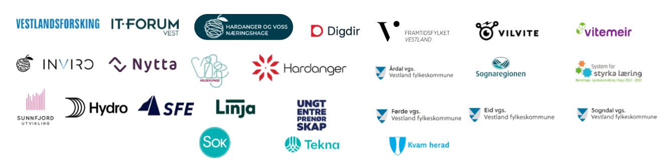 Logoane til partnarane i Jenter i Tech 3.0